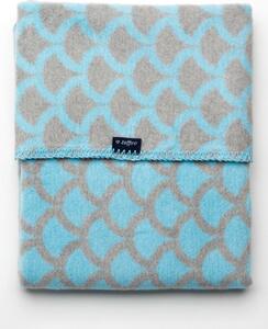 Dětská bavlněná deka se vzorem Womar 75x100 modro-šedá