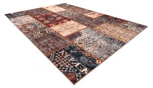 Makro Abra Kusový koberec ANTIKA Vhodný k praní patchwork moderní terakota Rozměr: 80x150 cm