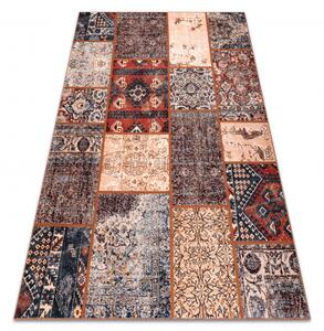 Koberec ANTIKA ancient rust, moderní patchwork, řecký omyvatelný te velikost 160x220 cm | krásné koberce cz