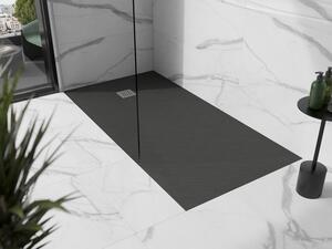 Mexen Stone+ kompozitní čtvercová sprchová vana 160 x 70 cm, Antracit