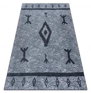 Makro Abra Kusový koberec ANTIKA 119 Vhodný k praní aztécký šedý Rozměr: 80x150 cm