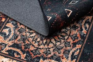 Makro Abra Kusový koberec ANTIKA Vhodný k praní patchwork moderní hnědý terakota Rozměr: 120x170 cm
