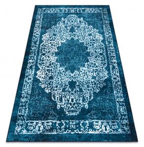 Makro Abra Kusový koberec ANTIKA 123 Vhodný k praní klasický moderní modrý Rozměr: 120x170 cm