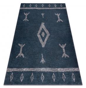 Makro Abra Kusový koberec ANTIKA 121 Vhodný k praní aztécký antracitový Rozměr: 120x170 cm