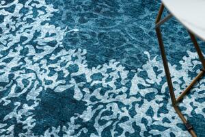 Makro Abra Kusový koberec ANTIKA 123 Vhodný k praní klasický moderní modrý Rozměr: 80x150 cm