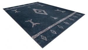 Makro Abra Kusový koberec ANTIKA 121 Vhodný k praní aztécký antracitový Rozměr: 120x170 cm