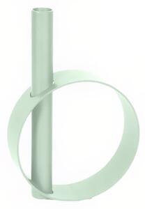 Mátově zelená kovová váza Fermob Ios 23 cm