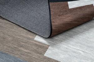 Makro Abra Kusový koberec ANTIKA 126 Vhodný k praní moderní geometrický béžový šedý Rozměr: 80x150 cm