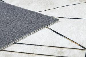 Makro Abra Kusový koberec ANTIKA 125 Vhodný k praní moderní řecký vzor béžový šedý Rozměr: 80x150 cm
