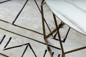 Makro Abra Kusový koberec ANTIKA 125 Vhodný k praní moderní řecký vzor béžový šedý Rozměr: 120x170 cm