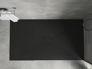 Mexen Hugo obdélníková vanička do sprchového koutu SMC 150 x 100 cm, Černá