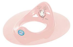 Dětské sedátko na WC myška růžové