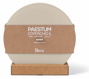 Víko na mísu 25 cm hnědošedé Paestum Blim+ (barva-hnědošedá)