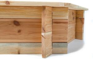 Marimex Dřevěné pískoviště šestihranné, 110 x 26 cm