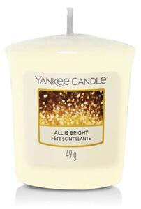 Yankee Candle - votivní svíčka All is Bright (Všechno jen září) 49g