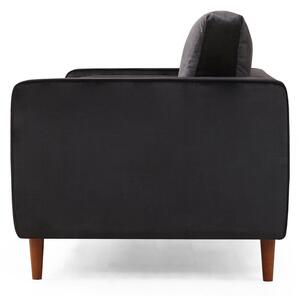 Designová sedačka Jarmaine 175 cm černá