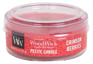 WoodWick - vonná svíčka Petite, Crimson Berries (Červená jeřabina) 31g