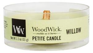 WoodWick - vonná svíčka Petite, Willow (Vrbové květy) 31g