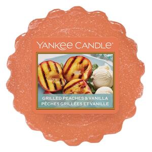 Yankee Candle - vonný vosk Grilled Peaches & Vanilla (Grilované broskve a vanilka) 22g