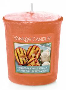 Yankee Candle - votivní svíčka Grilled Peaches & Vanilla (Grilované broskve a vanilka) 49g