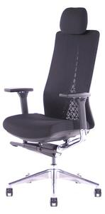 Kancelářská ergonomická židle EGO — černá, nosnost 140 kg