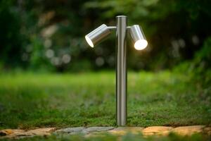 LED venkovní stojací lampa Lucide Arne 14867/98/12 2x10W GU10 - komplexní osvětlení