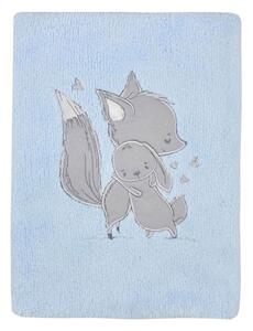 Dětská deka Koala Foxy blue Polyester 110/90 cm