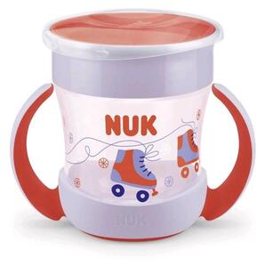 NUK Dětský hrníček Mini Magic NUK 360° s víčkem červená Polypropylen/Silikon 160 ml