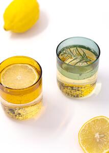 Hübsch Barevné sklenice Lemonade sada 2ks 280ml