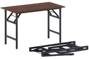 Konferenční stůl FAST READY s černou podnoží 1200 x 600 x 750 mm, třešeň