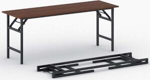 Konferenční stůl FAST READY s černou podnoží 1700 x 500 x 750 mm, třešeň