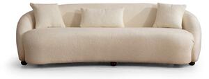 Designová 3-místná sedačka Xanthus 230 cm krémová