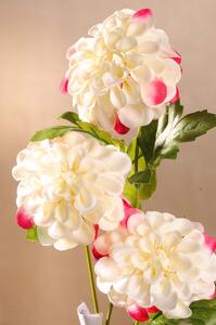Paramit Dahlia bílo-růžová, umělá květina 56 cm
