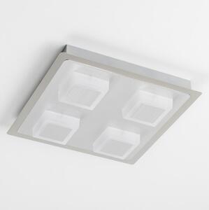 LED Stropní svítidlo 4xLED/5W/230V 3000K 28x28 cm matný chrom
