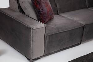 Designová sedačka Valtina 215 cm šedá
