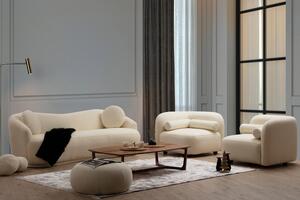 Designová 3-místná sedačka Tanicia 225 cm krémová