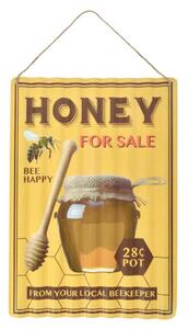 Esschert Design Plechová vlnitá cedulka Honey