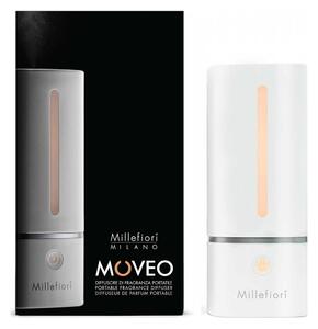 Millefiori Milano - přenosný difuzér MOVEO s USB dobíjením, bílý