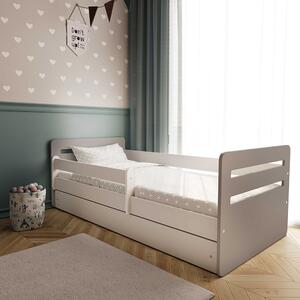 BabyBeds Dětská postel TOMI s úložným prostorem Velikost postele: 160x80 cm, Barva postele: Šedá MIX