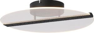Rabalux 71483 - LED Stropní sv NORAEL LED/20W/230V 3000 pr. 41 cm černá/čirá