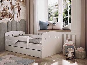 BabyBeds Dětská postel Julie s úložným prostorem Velikost postele: 180x80 cm, Barva postele: Bílá