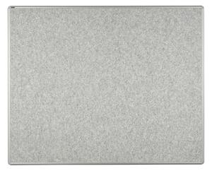 Textilní nástěnka ekoTAB v hliníkovém rámu, 1500 x 1200 mm, šedá