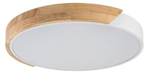 Rabalux 71417 - LED Stropní sv MAPLE2 LED/24W/230V 3000K bílá/dub pr. 61 cm