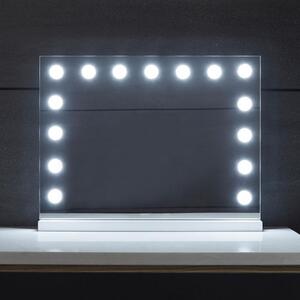 Aquamarin Koupelnové LED zrcadlo Hollywood, 58 x 43 cm