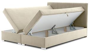 Čalouněná postel GRENLAND 160x200 cm Tmavě šedá