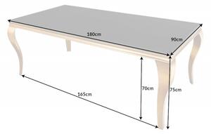 Jídelní stůl MODERN BAROCCO GOLD 180 CM černý Nábytek | Jídelní prostory | Jídelní stoly | Všechny jídelní stoly