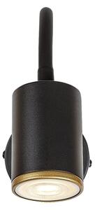 Rabalux 73111 - Nástěnné bodové svítidlo NOLIE 1xGU10/15W/230V černá