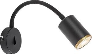Rabalux 73111 - Nástěnné bodové svítidlo NOLIE 1xGU10/15W/230V černá