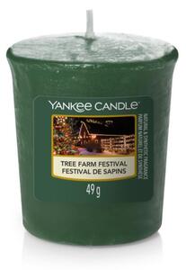Yankee Candle - votivní svíčka Tree Farm Festival (Festival stromků) 49g