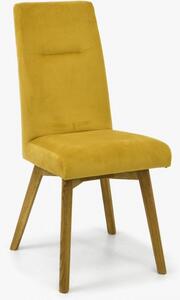 Moderní jídelní židle - žlutá, Tina